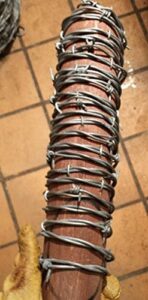 Negan's Lucille barbed wire wrapped bat 